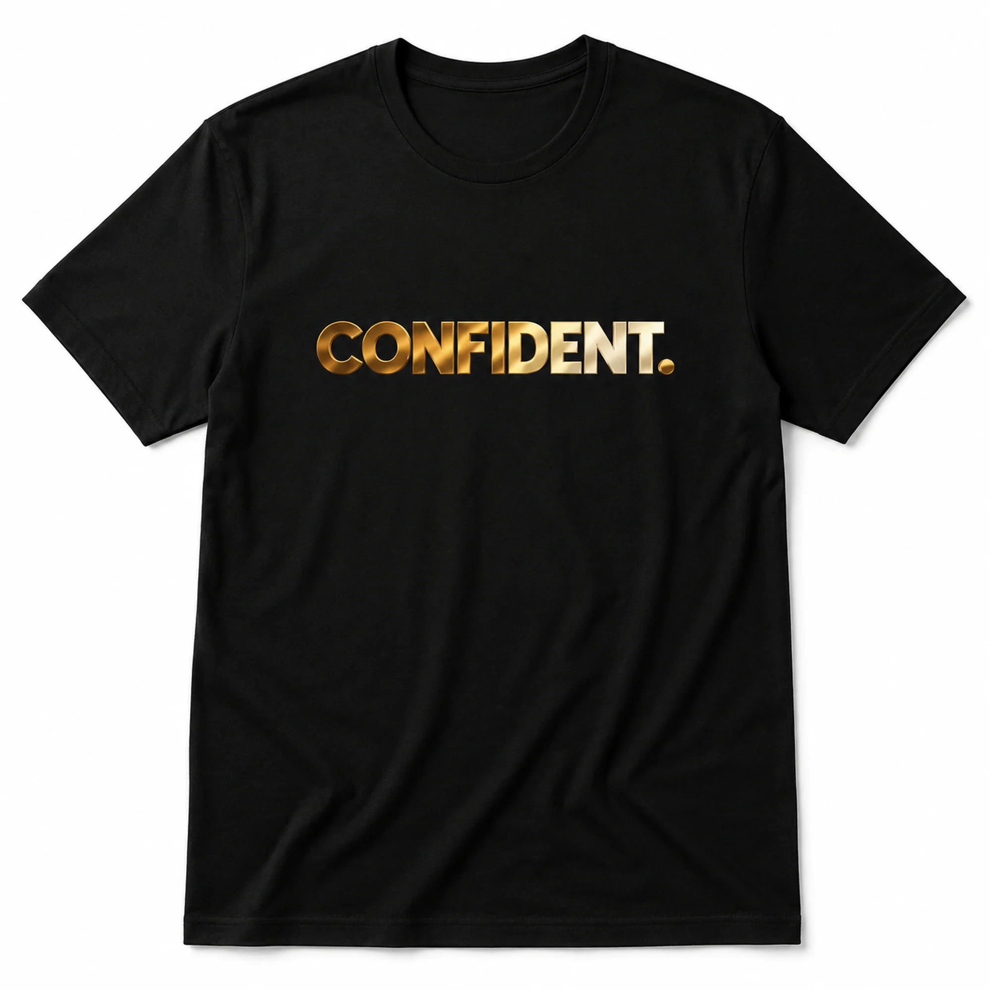 CONFIDENT. Calm Warrior design in black